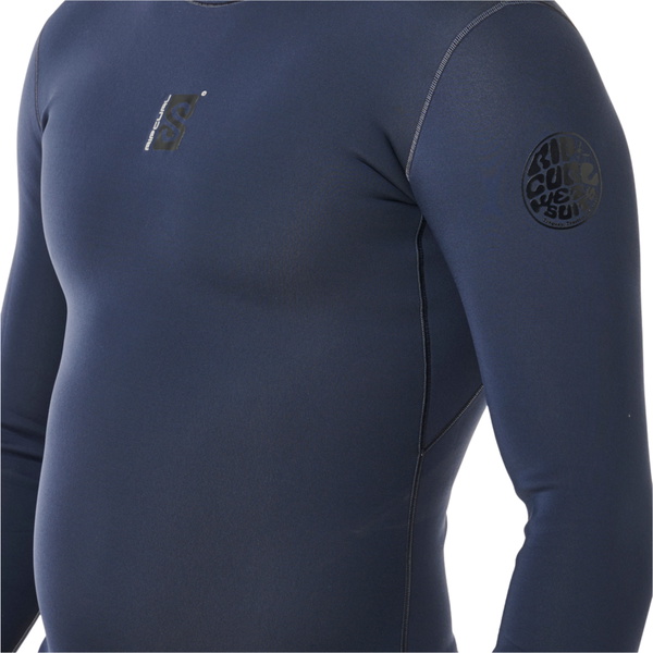 2026 Rip Curl Mens Dawn Patrol 1.5mm Reversible Long Sleeve Jacket 12RMWJ - Navy